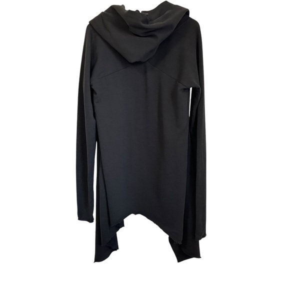 Zara Man Mens  Hooded Long Line Open Front Cardigan Pockets Long Sleeve NWT - Picture 2 of 10